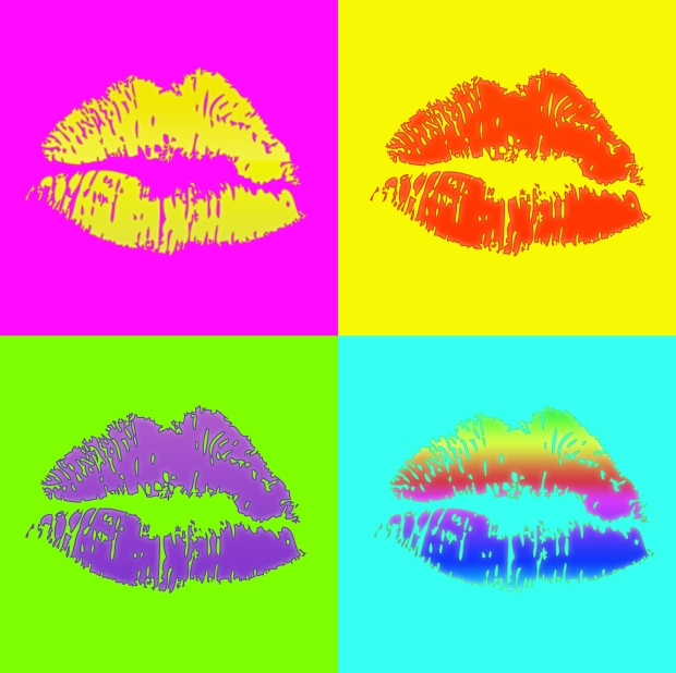 lipstick kisses