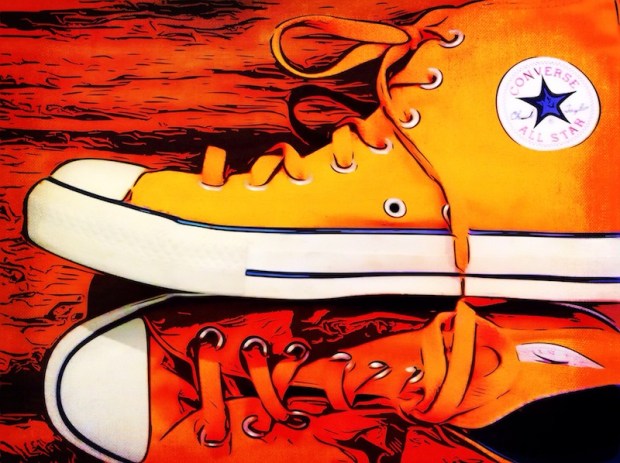 orange converse