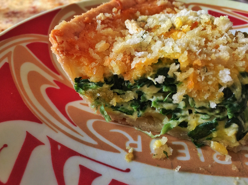 spinach quiche